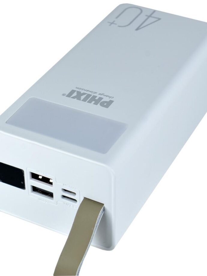 PowerBank 2xUSB c LED ліхтарем 40000 mAh