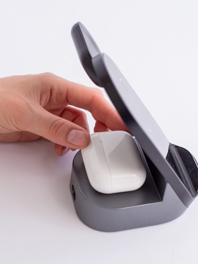 Зарядний пристрій Док-Станція 3в1 Budi для Apple техніки