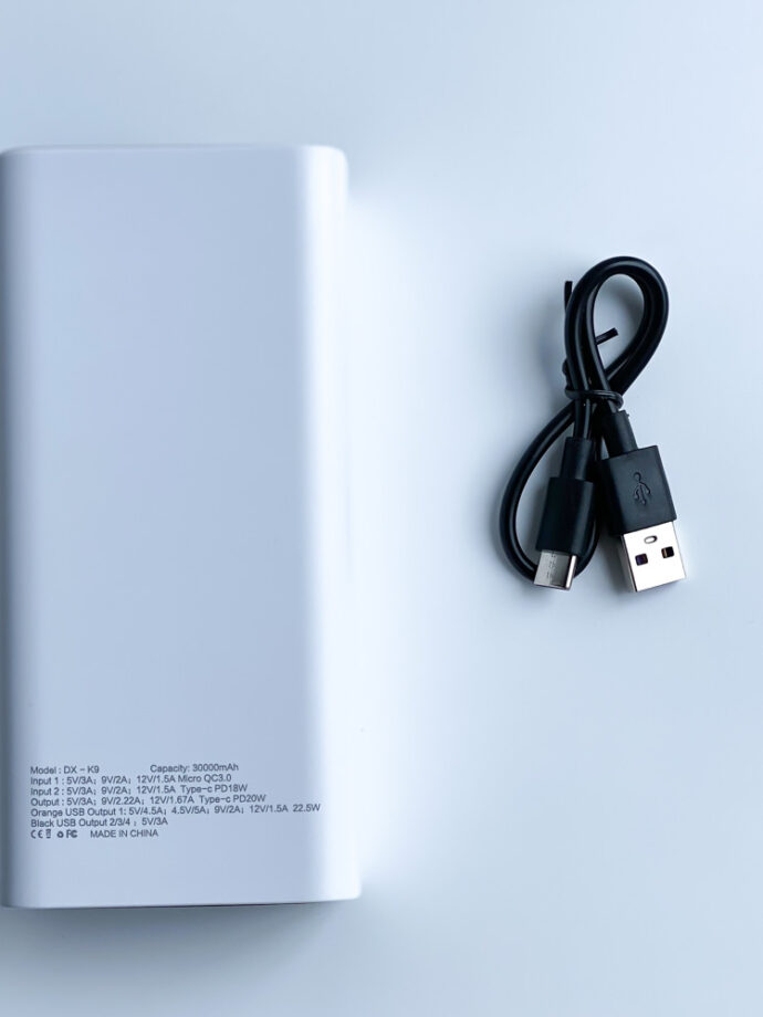 Багатозарядний пристрій Power Bank Appex 30000mAh PD 22,5W +QC 18 w