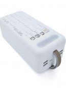 Зовнішній портативний акумулятор з вбудованими кабелями PowerWay TX60 60000 mAh
