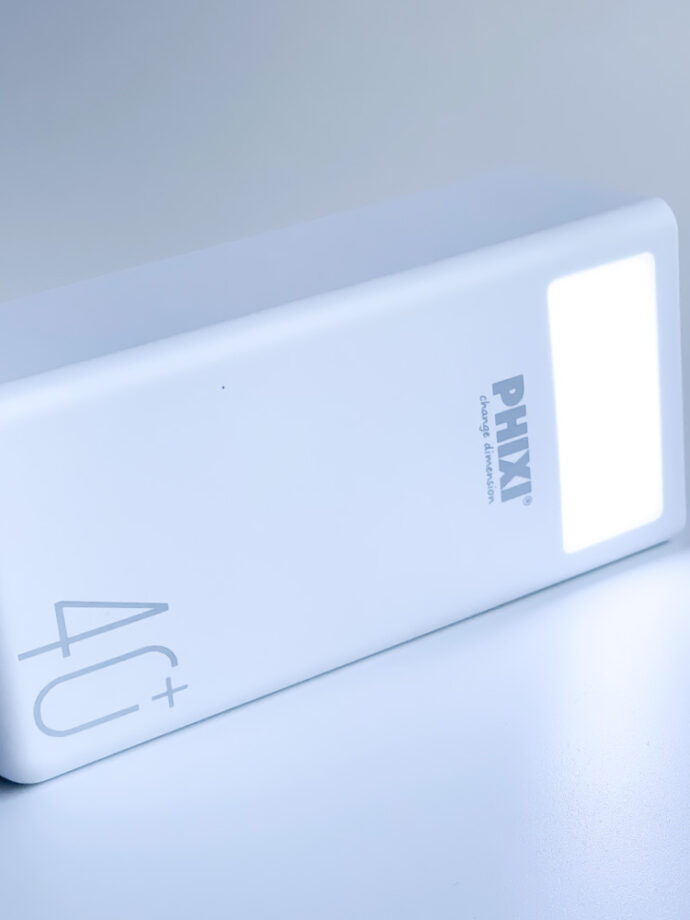 PowerBank 2xUSB c LED ліхтарем 40000 mAh