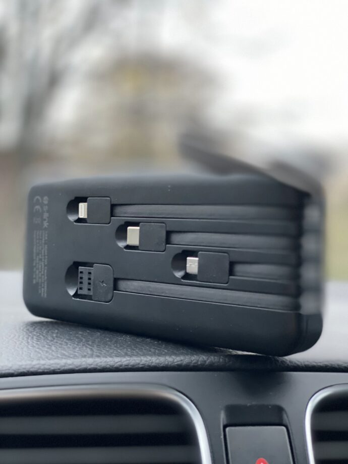 Зовнішній портативний акумулятор павербанк ліхтарик10000 mAh