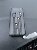 Зовнішній портативний акумулятор павербанк ліхтарик10000 mAh