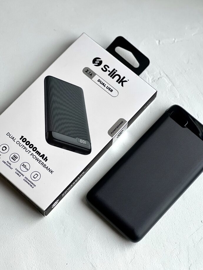 Power Bank SLink 10000 mah з дисплеєм 10000 mAh