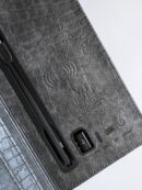 Smart портмоне кобра з зарядкою з еко шкіри павербанк 6800 mah