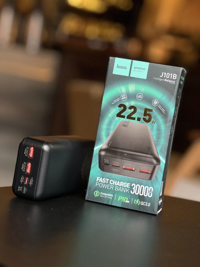 Універсальна Мобільна Батарея Hoco J101B Astute 22.5W fully compatible 30000 mAh