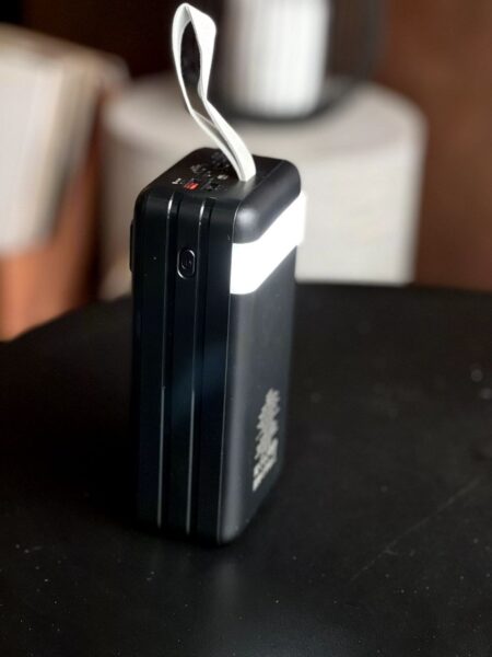 Павербанк 60000mAh зі швидкою зарядкою HOCO J86B + ліхтарик|4USB, 22.5W, QC/PD