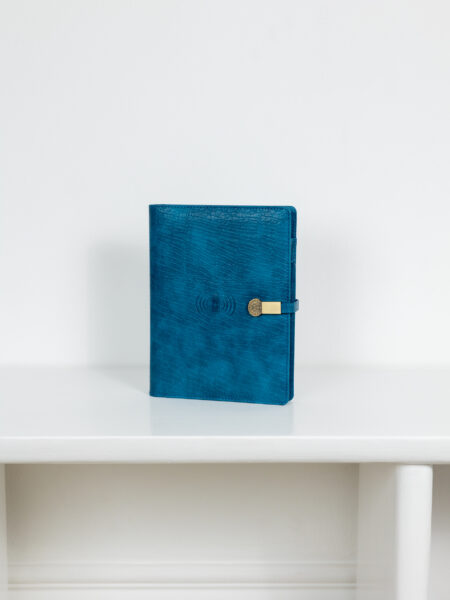 Smart блокнот Cobra синього кольору павербанк 10000 mAh