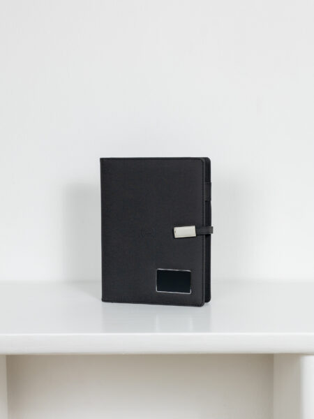 Smart блокнот з Ліхтарем та підсвіткою сірого кольору з зарядкою павербанк 10000 mAh