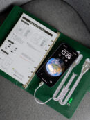 Smart блокнот London в зеленому кольорі павербанк 8 000 mAh