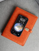 Smart блокнот London в помаранчевому кольорі павербанк 8 000 mAh