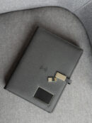 Smart блокнот з Ліхтарем та підсвіткою сірого кольору з зарядкою павербанк 10000 mAh