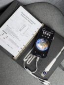 Smart блокнот з Ліхтарем та підсвіткою сірого кольору з зарядкою павербанк 10000 mAh