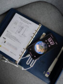 Smart блокнот Бізнес Лайт синього кольору з зарядкою павербанк 10000 mAh