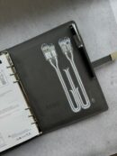 Smart блокнот London в сірому кольорі павербанк 8 000 mAh