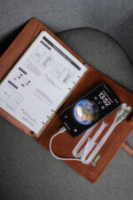 Smart блокнот Cobra коричневого кольору павербанк 10000 mAh - Зображення 6