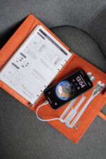 Smart блокнот London в помаранчевому кольорі павербанк 8 000 mAh - Зображення 4