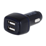 Автомобільний зарядний пристрій адаптер BOROFONE dual port, micro-usb, Black - Зображення 3