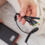 Кабель Budi Rapid Series 3-in-1 cable for IP+Micro+Type-C Black - Зображення 2