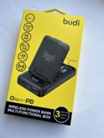 УМБ Budi Power Bank Multi Functional Box 10000mAh 20W 3.0 black з безпровідною зарядкою