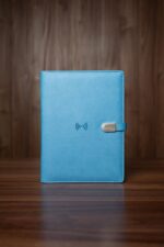 Smart блокнот London блакитного кольору павербанк 8 000 mAh