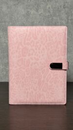 Smart блокнот Леопард рожевого кольору павербанк 10000 mAh