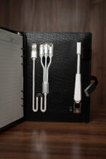 Smart блокнот Кобра Лайт чорного кольору з зарядкою павербанк 10000 mAh - Зображення 3