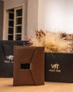 Smart блокнот Бізнес Лайт коричневого кольору з зарядкою павербанк 10000 mAh